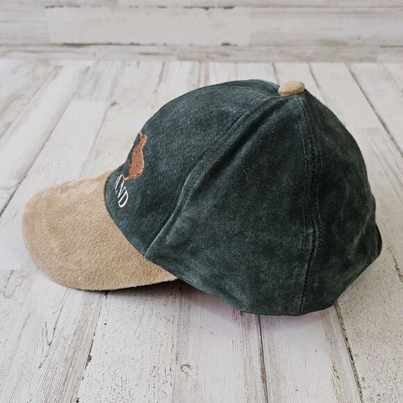 Hallifax New Zealand Kiwi Embroidered Suede Leather Hat Cap - Picture 2 of 6